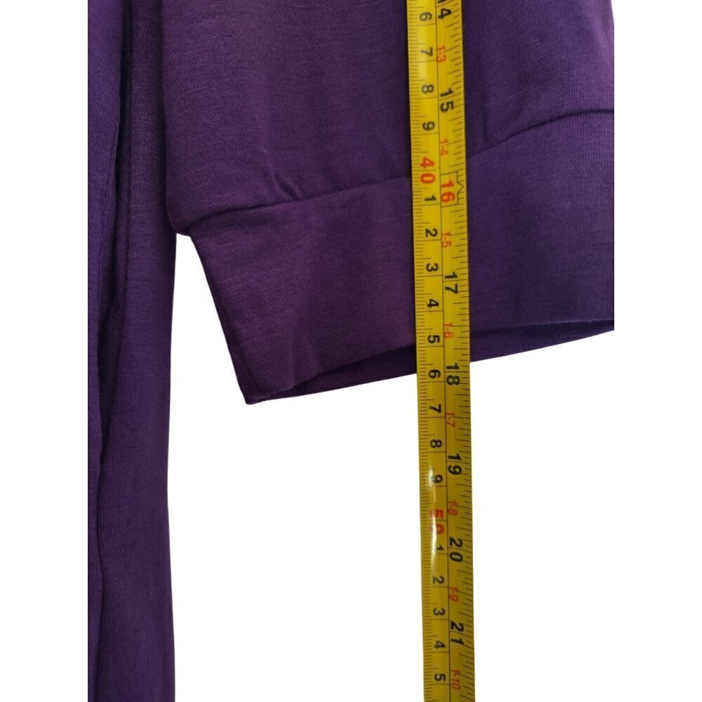 Hotouch Womens Purple Robe With Belt - Size S long Sleeve Rayon & Spandex. NWT - Picture 7 of 7